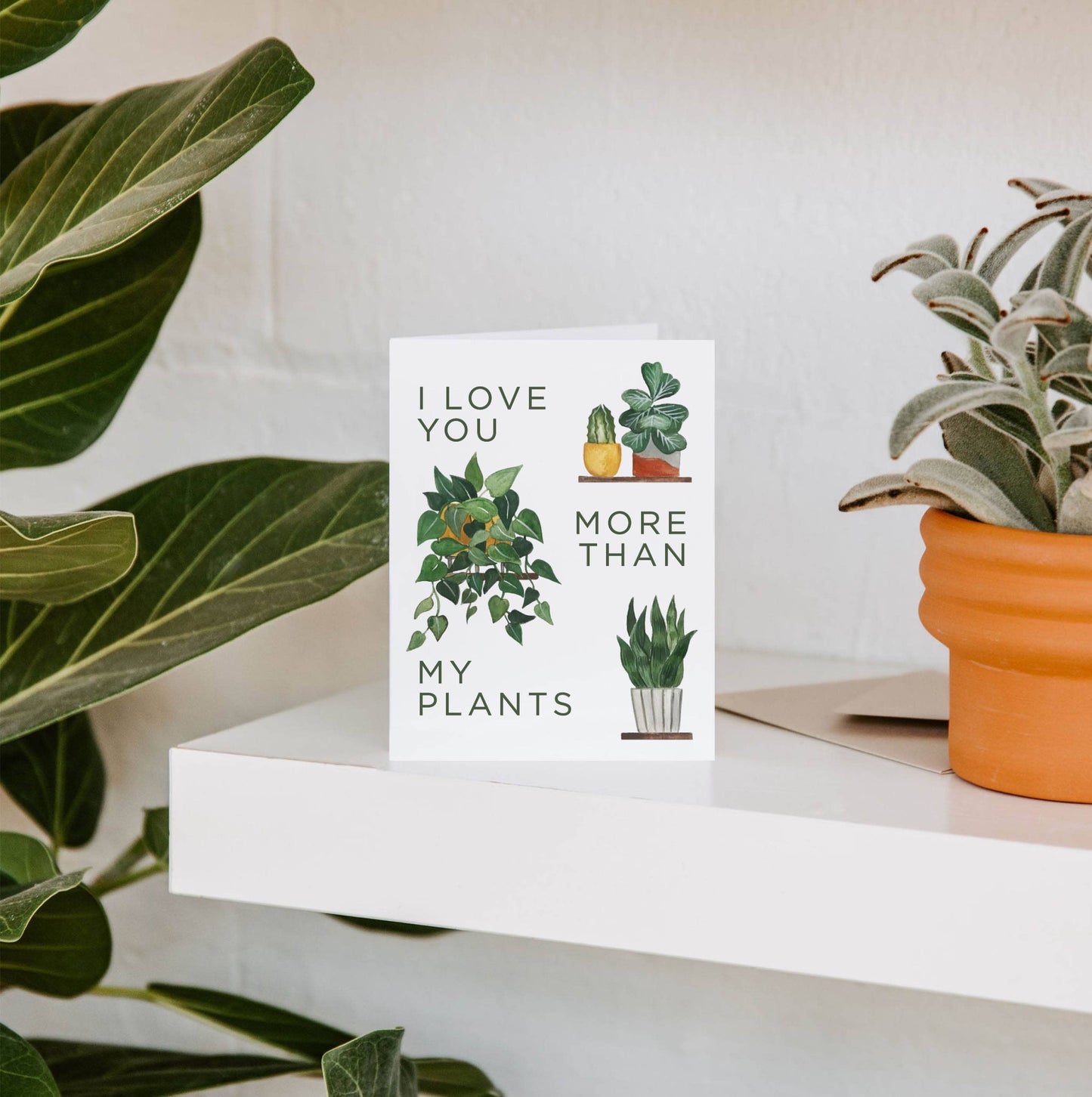 My Plants Greeting Card | Valentine's Love Friendship