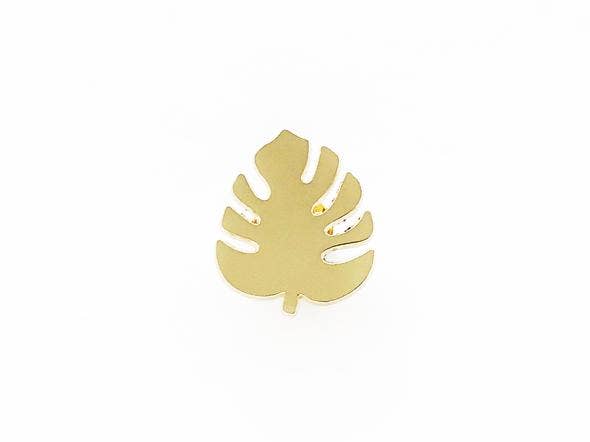 Monstera Leaf Lapel Pin