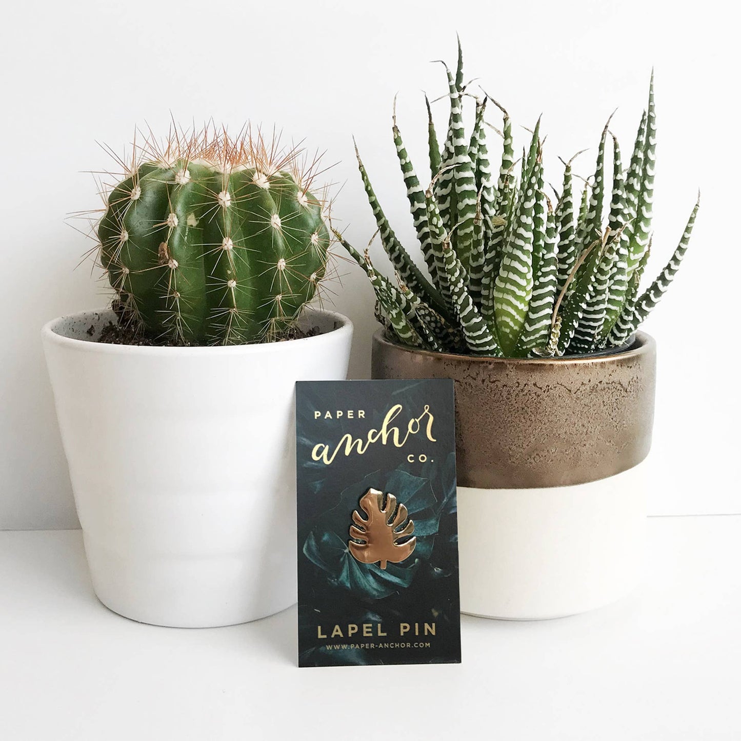 Monstera Leaf Lapel Pin