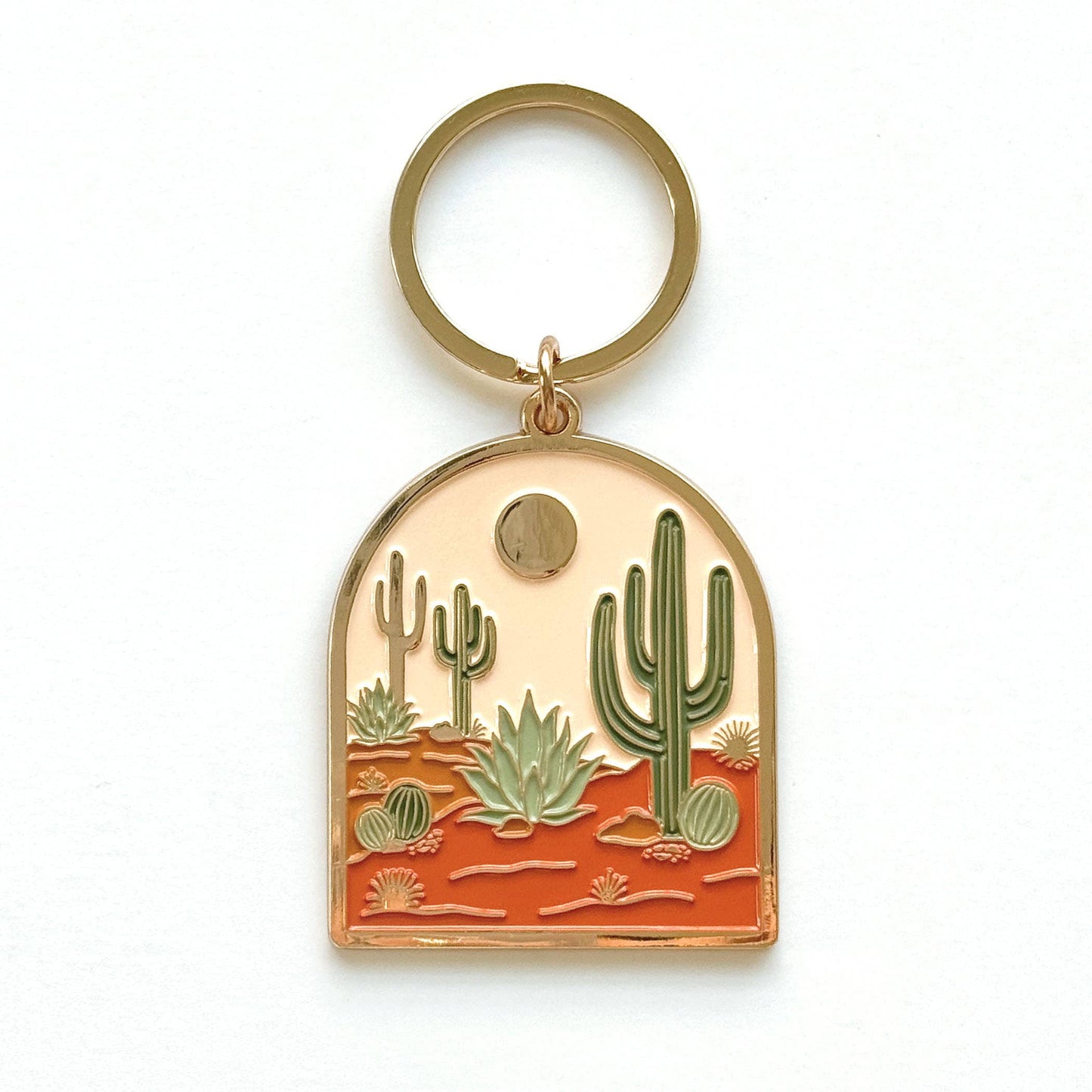 Warm Desert Arch Keychain | Spring Gift