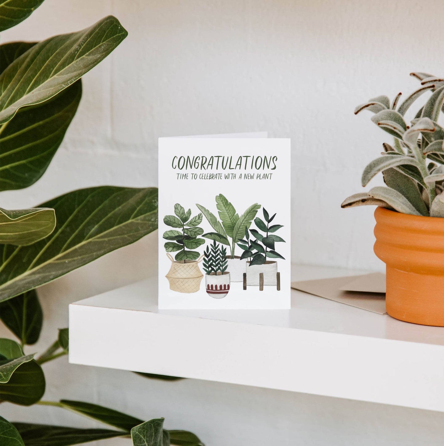 Congratulations New Plant Greeting Card