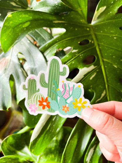 Cactus Garden Sticker