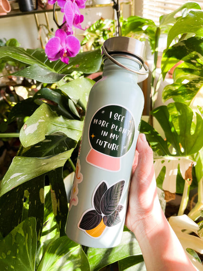 I See More Plants in My Future Sticker
